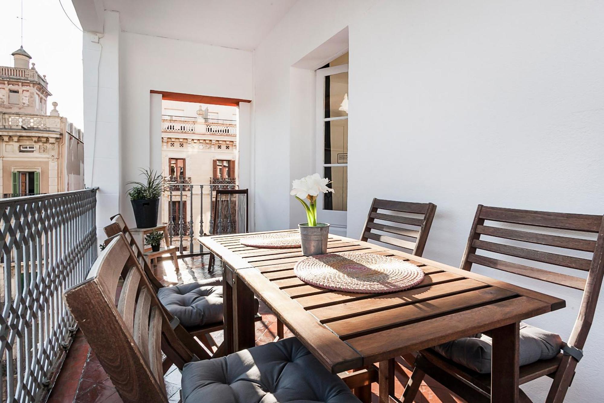 Beautiful Apartment With Terrace In ברצלונה מראה חיצוני תמונה